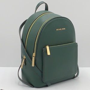 MICHAEL KORS ADINA MEDIUM BACKPACK RACING GREEN COLOR